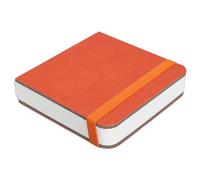 Cocoarm Mini Watercolor Journal 10 X 10cm Pocket Sketchbook, Heavyweight Paper for Dry & Wet Media, Ideal for Daily Art Journaling, Portable & Versatile, Anytime, Anywhere (Orange)