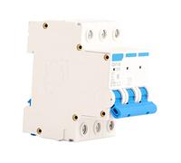 Cocoarm Miniature Circuit Breaker, 3P High Breaking Capacity MCB with Overload Protection, Rustproof Wiring for Small Sized Solar Power Systems, Versatile Applications, Mystical/Fantasy Retardant