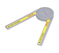 Cocoarm Miter Saw Protractor Plastic Angle Finder Tool 360 Degree Dual Scale Cutting Guide for Corner and Single Cuts for Carpenters Plumbers Trim Installation
