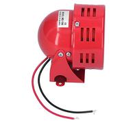 Cocoarm Motor Siren Alarm 12V 114 dB Continuous Sound MS-190 | Stainless steel and ABS housing, 1000 RPM motor drive, for factories schools railways docks and public warning
