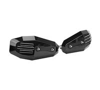 Cocoarm Motorcycle Hand Guards, Polycarbonate and Metal Handlebar Guards 2PCS Universal Hand Protector, Easy Installation Wind Deflector for Most Motorcycles Riders (Black)