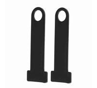 Cocoarm Motorcycle Helmet Lock with Dual Protection, Stainless Steel Helmet Strap D-Ring, Easy Installation for Universal Motorbike (Black)