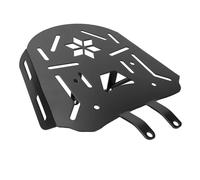 Cocoarm Motorcycle Rear Luggage Rack Rear Tail Storage Rack Carbon Steel Motorcycle No Drill Installation with Hollow Flat Design for G350 2023-2025
