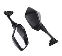 Cocoarm Motorcycle Rearview Mirrors Bike Side Mirrors Motorbike Wing Pair Black Aluminum ABS Glass Enhanced Visibility No Drill Installation for CBR600RR CBR1000RR CBR250R