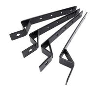 Cocoarm Motorcycle Saddlebag Mount Bracket Universal Adjustable Hard Saddle Bag Rail Mount Bracket Carbon Steel Black Coated Easy Install for Cruiser Riders Travel Storage