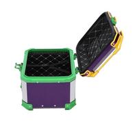 Cocoarm Motorcycle Top Box Aluminum Alloy Motorcycle Rear Top Box 45L Arrow Storage Case Water Resistant Lockable with Reflective Tape for Scooter Motorbike Travel Commuting