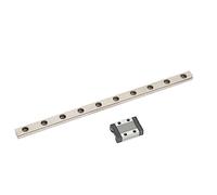 Cocoarm MTN9 Linear Rail Guide Bearing Steel Miniature Linear Sliding Guideway 9mm Width 6.5mm Height M3 Slider for CNC Machine Ender 3 CoreXY Kossel (200mm)