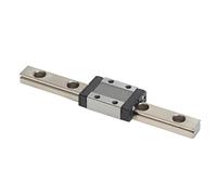 Cocoarm MTN9 Linear Rail Guide Bearing Steel Miniature Linear Sliding Guideway 9mm Width 6.5mm Height M3 Slider for CNC Machine Ender 3 CoreXY Kossel (100mm)