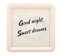 Cocoarm Night Light White Noise Machine, Speaker with Ambient Lighting and Gentle Melodies, for Creating a Calming Sleep Environment (White +5 Pieces of Lampshade Paper)