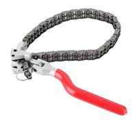 Cocoarm Oil Filter Chain Wrench Heavy Duty Chain Type Oil Wrench 13.8in Long Handle Oil Filter Wrench Ergonomic Design Oil Filter Removal Tool Suitable for Canister-Type Filters(60-160mm)
