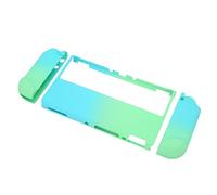 Cocoarm OLED Silicone Protective Case for Console, Ergonomic Gradient Grip | Shockproof silicone bumper, textured non-slip , blue green gradient