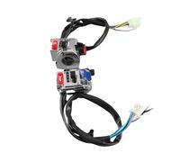 Cocoarm Pair Motorcycle Handlebar Switch Control, 7/8inch Universal Handlebar, Turn Signal, Horn, High Low Beam Switch, Full Control for Motorcycle with Premium Material, Universal Fit (White)