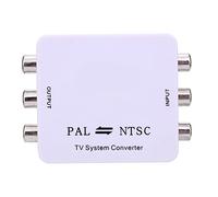 Cocoarm PAL NTSC Bi Direction Converter, PAL NTSC SECAM Mini TV System Converter with Advanced Signal Processing for NTSC PAL SECAM Video Format Conversion