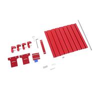 Cocoarm Parallel Guide Rail Set Aluminum Alloy Woodworking Parallel Rail 1200mm 4 Section Splicing Clear Scale Limit Stops for Electric Circular Saw Engraving Machine