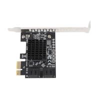 Cocoarm PCIe Serial ATA Expansion Card, 88SE9215 Controller 4 Port 6Gbps 3.0 Adapter, AHCI and IDE Hot Swap Support, PCIe X1 Card for Desktop PC Hard Disk Upgrade
