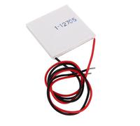 Cocoarm Peltier Thermoelectric Cooler Module, TEC1-12705 12V 5A 40mm x 40mm Semiconductor Cooling Plate with 6 inch Insulated Leads for CPU Coolers Drink Warmers Power Sources