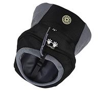 Cocoarm Pet Knapsack Oxford Cloth Pet Backpack with Observation Window Adjustable Straps Removable Cushion and Safety Belt for Travel Hiking Walking Owners (Black)