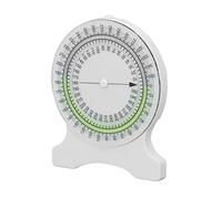 Cocoarm Physical Inclinometer Bubble Inclinometer Finger Inclinometer with Scratch Surface 0-360° Measuring Range for Neck Shoulder Hip Wrist Back Mobility (Green)