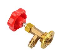 Cocoarm Piercing Valve for Refrigerator Alloy Refrigerant Charging Valve 11mm UK Outlet One Way Design for Car Air Conditioning Household AC and Refrigerator Repair (for R134A)