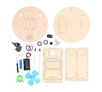 Cocoarm Play Robot Vacuum Toy, Beech Kid Robot Sweeper Educational Science Assemble Kit, Obstacle Avoidance Universal Wheel, Floor Sweeping Fun for Students Boys Girls