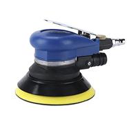 Cocoarm Pneumatic Polisher ABS Rubber Pneumatic Air Sander 5in 10000RPM with Dust Collection for Car Paint Care Auto Body Sanding and Polishing Tool
