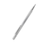 Cocoarm Pocket Portable Scriber Tool, Alloy Engraving Pen for Precise Marking on Glass and Ceramic, Compact Design with Clamp for Artists and Enthusiasts (Silver)