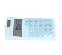 Cocoarm Portable Calculator Light 8 -Digit Sunbattery Dual Power Handheld Calculator with a Large One for the Basic Household School From Material (Blue)