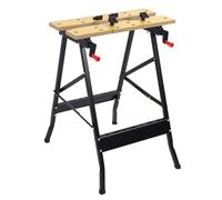 Cocoarm Portable Folding Workbench Rack, Steel Frame Multi-Function Table for Clamping, Cutting, Workshop Activities