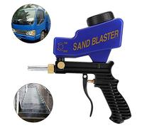 Cocoarm Portable Gravity Type Sandblasting Gun, Anti Rust Pneumatic Gun with Adjustable Flow Rate for Rust Removal and Metal Surface Finishing