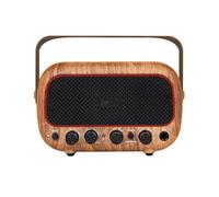 Cocoarm Portable Guitar Amp, CLEAN OVERDRIVE Modes with Adjustable GAIN TONE Knobs, 2000mAh Rechargeable Battery, 7H Playtime, 5W Full Range Drivers, Headphone Jack (Brown)