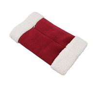 Cocoarm Portable Heated Hand Muff, Plush Rechargeable Hand Warmer Pouch, USB 5V 10W Polyester Fiber, Soft Waterless Heating, Lightweight 30 X 19 X 3 Cm for Autumn Winter Use (Purplish Red)