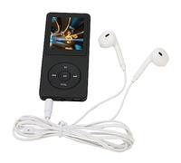 Cocoarm Portable MP3 Player MP4 Music Player with 1.8in Screen 8GB Memory 64GB Expandable 30H Playback FM Radio Lossless Sound for Sports Running Travel (Black)