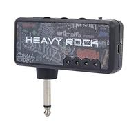 Cocoarm Portable Rechargeable Headphone Amplifier, with Built in Distortion Effect for Electric Guitar, 6.35mm Plug, Play with Phone, Splitter Plug for Dual Headphones