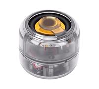 Cocoarm Portable Small Speaker Type C Mobile Phone Speaker 3W ABS Line in Amplifier Plug and Play with 300mAh Battery for Phone Laptop Tablet Travel Use (Transparent)