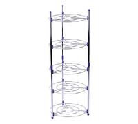 Cocoarm Pot Rack Pan Saucepan Stand 5 Tier Wire Shelving Unit Stand Home Multi-Functional Kitchen Pans Pots Storage Shelf Organizer Holder Standing for Home Kitchen Bath Room