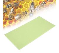 Cocoarm Pure Beeswax, Sturdy and Stable, Green Plastic Beekeeping Honey Sheet Beeswax Foundation Supplies for Accelerating Hatching, Made of Plastic Material, Wear-Resistant, with Good
