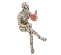 Cocoarm Reading Woman Figurine, Resin and Pulp, Innovative Lady for Home Decoration, Desk, Bookcase, Gift Choice (B)