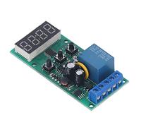 Cocoarm Real Time Timing Switch Relay Module PCB Timing Relay Module 7 to 27V with Parameter Memory Clear Interface and Independent Settings for Motors Lights LEDs Pumps Valves