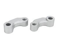 Cocoarm Rearview Mirror Extend Adapter CNC Aluminum Rearview Mirror Extension Bracket 2 Pcs Riser Easy Install Lift Extension for V Strom DL650 2017 2022 (Silver)