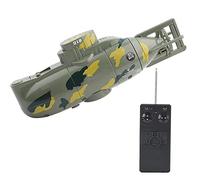 Cocoarm Remote Control Submarine Toy, 6 Channel Mini Model (Green)