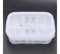 Cocoarm Reptile Breeding Box, Transparent Plastic Reptile Incubation Tray, Safe Hatching Method for Gecko and Snake Eggs, Measure Temperatures