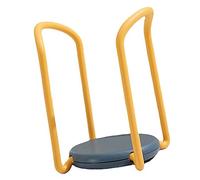Cocoarm Retractable Dish Drying Rack, Aluminum Alloy Harmonica Dish Rack, Space Saving Holder with Drainage for Kitchen Counter, Big Feast (Yellow and Blue)