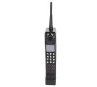 Cocoarm Retro Cell Phone Ornament Vintage Brick Phone Model Handmade Iron Art Decor for Living Room Office Cafe