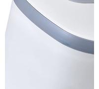 Cocoarm Rice Drum Plastic Rice Storage Box Round Grain Container with One Click Lid Double Sealing Ring Thick Wall Visual Design for Kitchen Household Dry Food Storage (10KG)