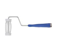 Cocoarm Roller Frame Stainless Steel Paint Roller Frame Ergonomic Handle Thumb Groove Easy Control for Paint Application and Dust Stick Cleaning Home Wall Construction Use (Stainless Steel. Plastic)