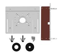 Cocoarm Router Table Insert Plate Aluminum Alloy Router Table Panel 240 X 200mm with Clear Markings 3 Piece Set for Woodworking Benches Electric Trimmers and Engraving Machines (Set of 2)