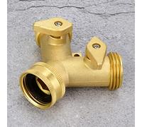 Cocoarm Rustproof Brass Ball Valve Hose Connector, Stable & Reliable, Easy Installation, Premium Quality, Versatile Use, Practical Tool, Made of Garden Valve Connector