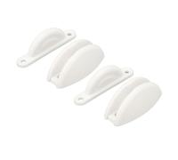 Cocoarm RV Door Retainer Kit, Nylon Arc Shaped Door Stopper for Trailers and Motorhomes, Limits Opening for Enhanced Safety and Security (White)