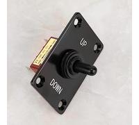 Cocoarm RV Toggle Switch, 12V 3-Position Momentary ON/OFF Up Down Switch Panel for Boat Car, Aluminum Alloy Construction, Universal Installation, Low-Power Efficiency, for Marine Trim