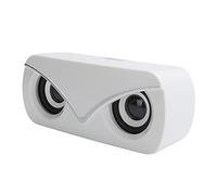Cocoarm Sada V6 Bluetooth Dual Loudspeaker, 2200mAh LED Light (White) | Dual 3W Speakers with Bass Diaphragm, 3D Stereo Sound, Bluetooth 5.0, AUX USB TF Card Playback, Desktop Mini